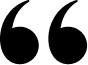 Quotation marks symbol representing customer testimonials or reviews for Fox Family Dental